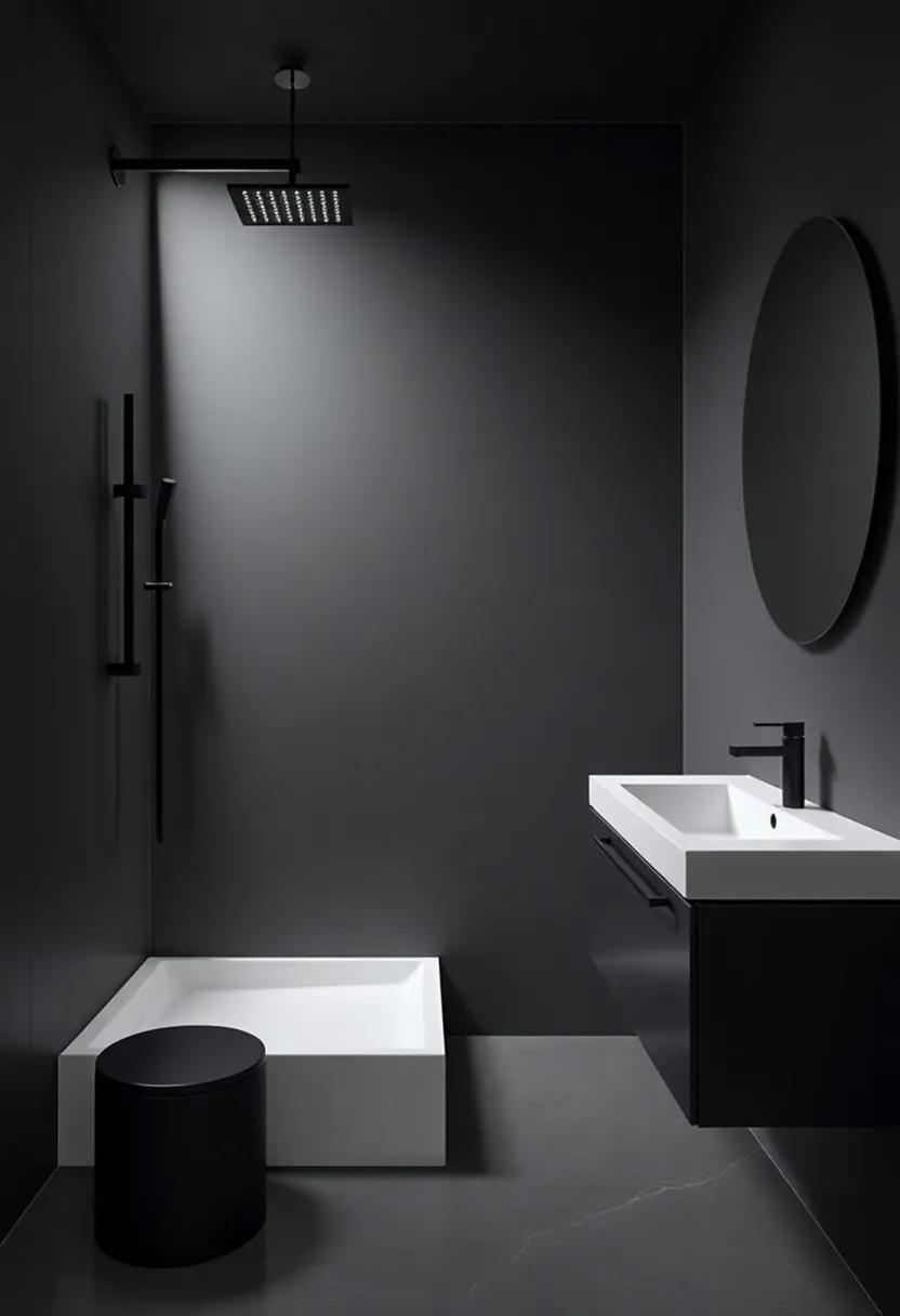 Shower Fixtures ‍in​ Black: ⁤A Statement of ⁤Sophistication