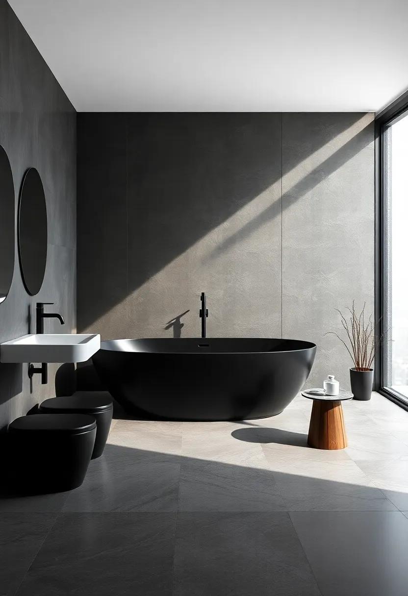 Wowing with Black Tubs:‍ A Centerpiece like No ⁤Other