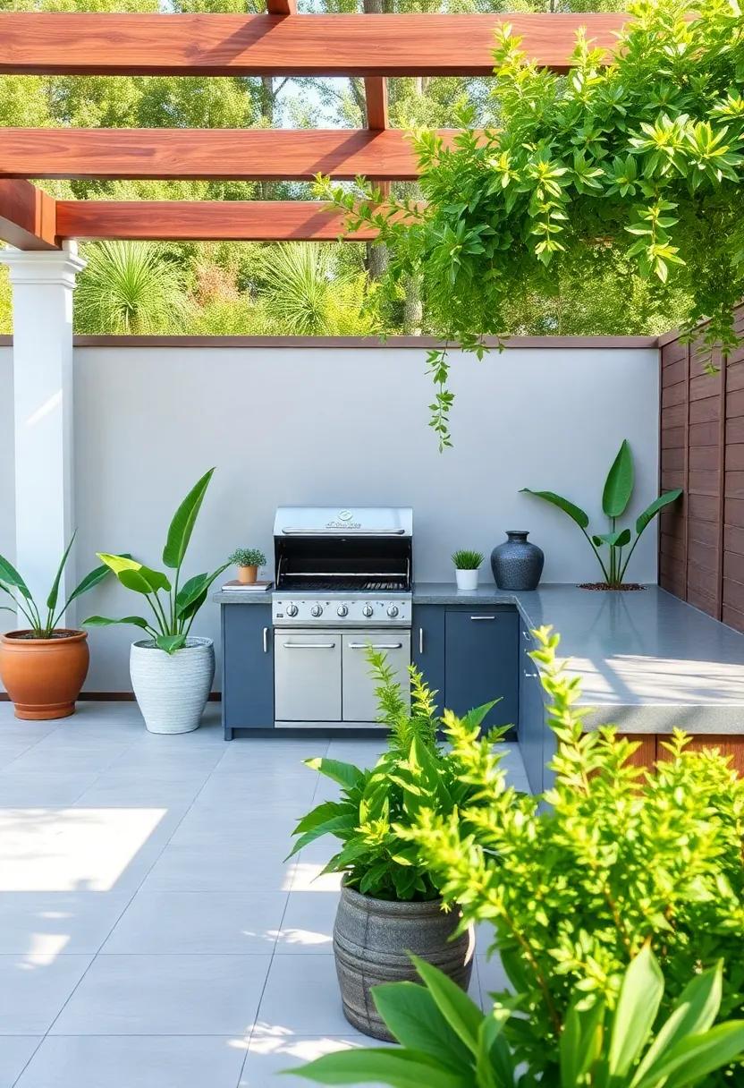 Adding Greenery: The ⁢Role‍ of Plants in⁢ Your Outdoor kitchen​ Design