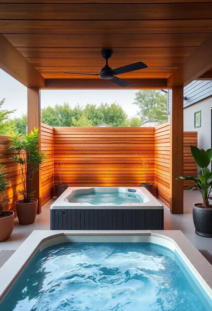 Outdoor‌ Privacy Screens: Designing Intimate‍ Hot Tub Environments