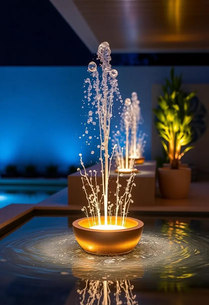 Focal Points of Interest: Attracting Attention with water and Light