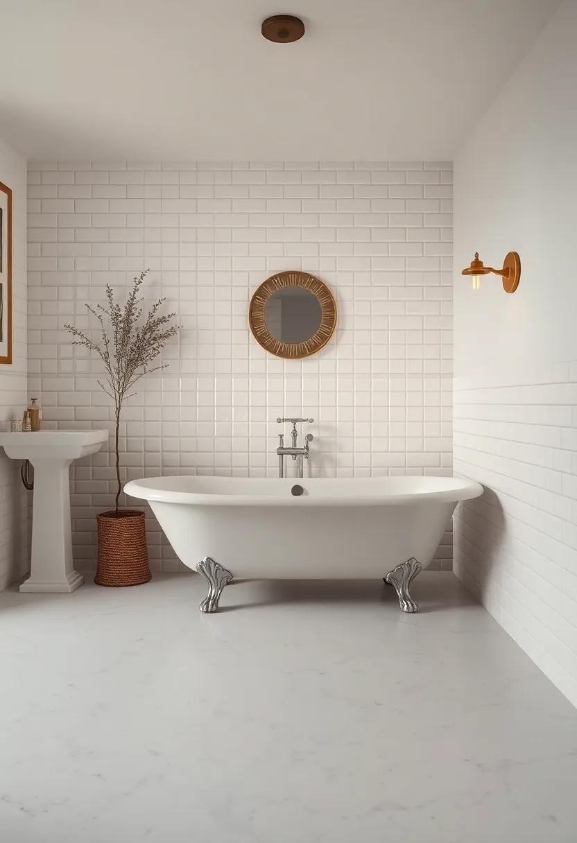 The Allure of Clawfoot Tubs in a Timeless Bathroom Setting