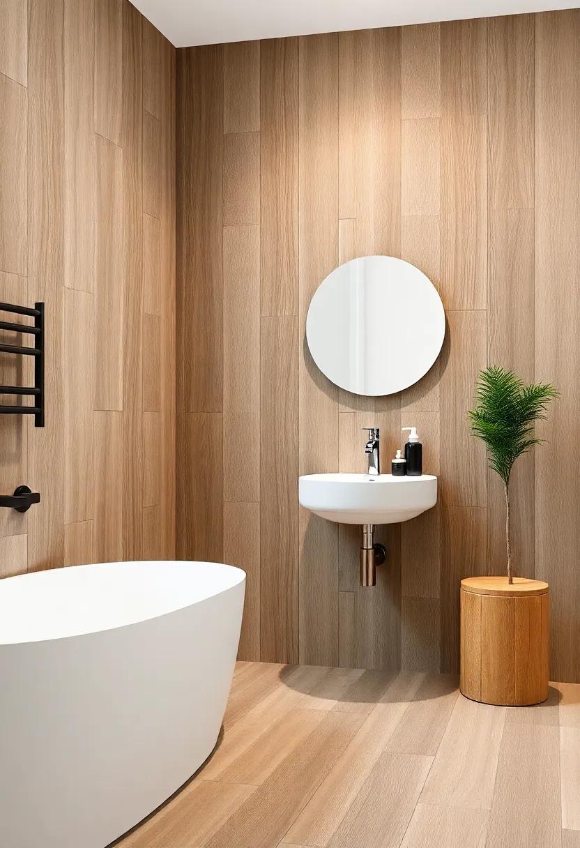 Timber⁢ Effect Tiles: Bringing the Warmth of wood ⁣to Your Bathroom