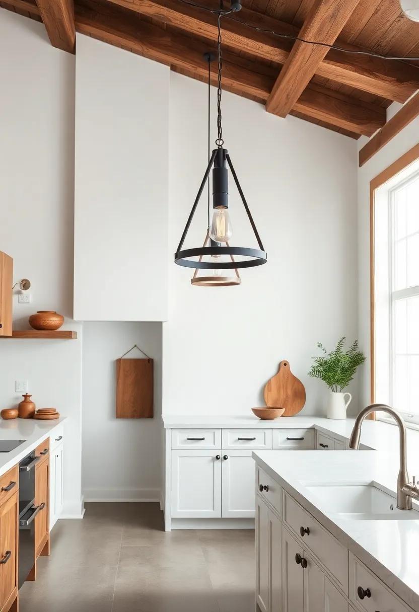 Creating⁤ a Statement with Oversized‍ Fixtures ⁤in ​rustic Kitchens