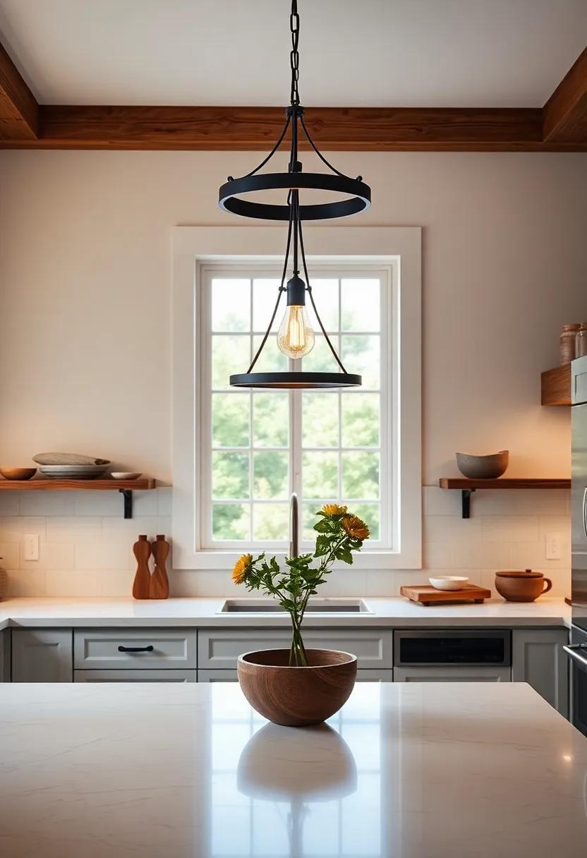 Illuminate Your Kitchen with Warm Glow of Rustic Chandeliers for timeless Elegance