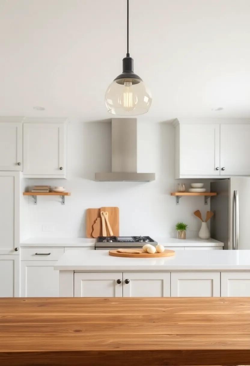 Natural Wood Accents: The Perfect Complement⁢ to Your ⁤Rustic Kitchen Lighting