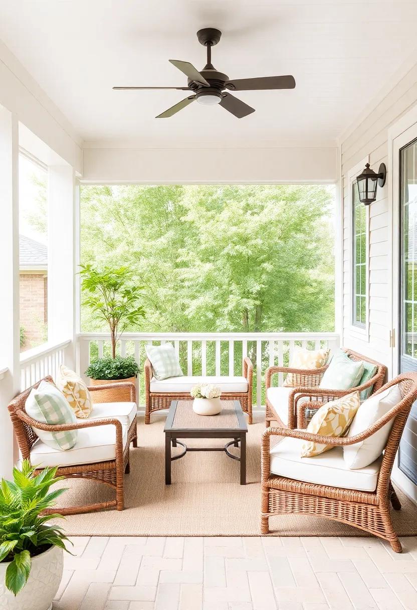 Cohesive Design:​ Combining Style and Practicality in ‌Your Porch⁤ space