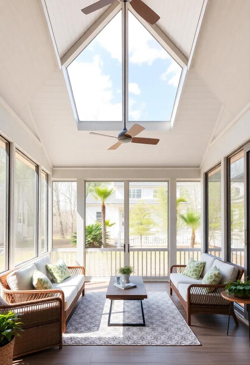 Elevating ​Comfort ⁢With Skyward Spaces In Screened Porches