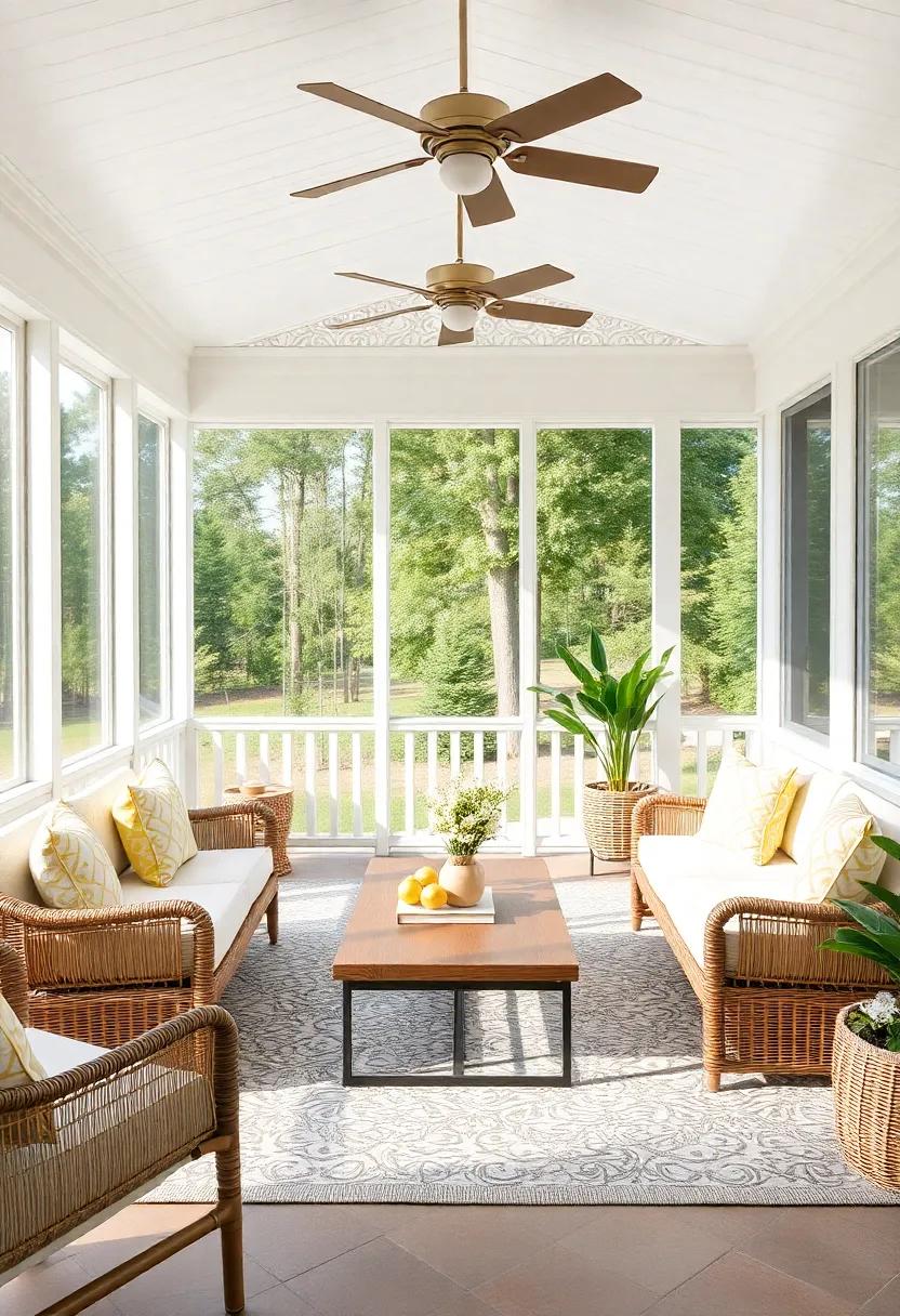 Charming Elements of a ‍screened Porch Lounge to Elevate Your Space