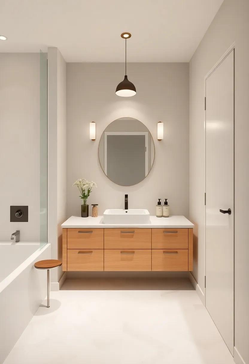 Unique Vanity Designs⁤ for Limited Footprint Areas