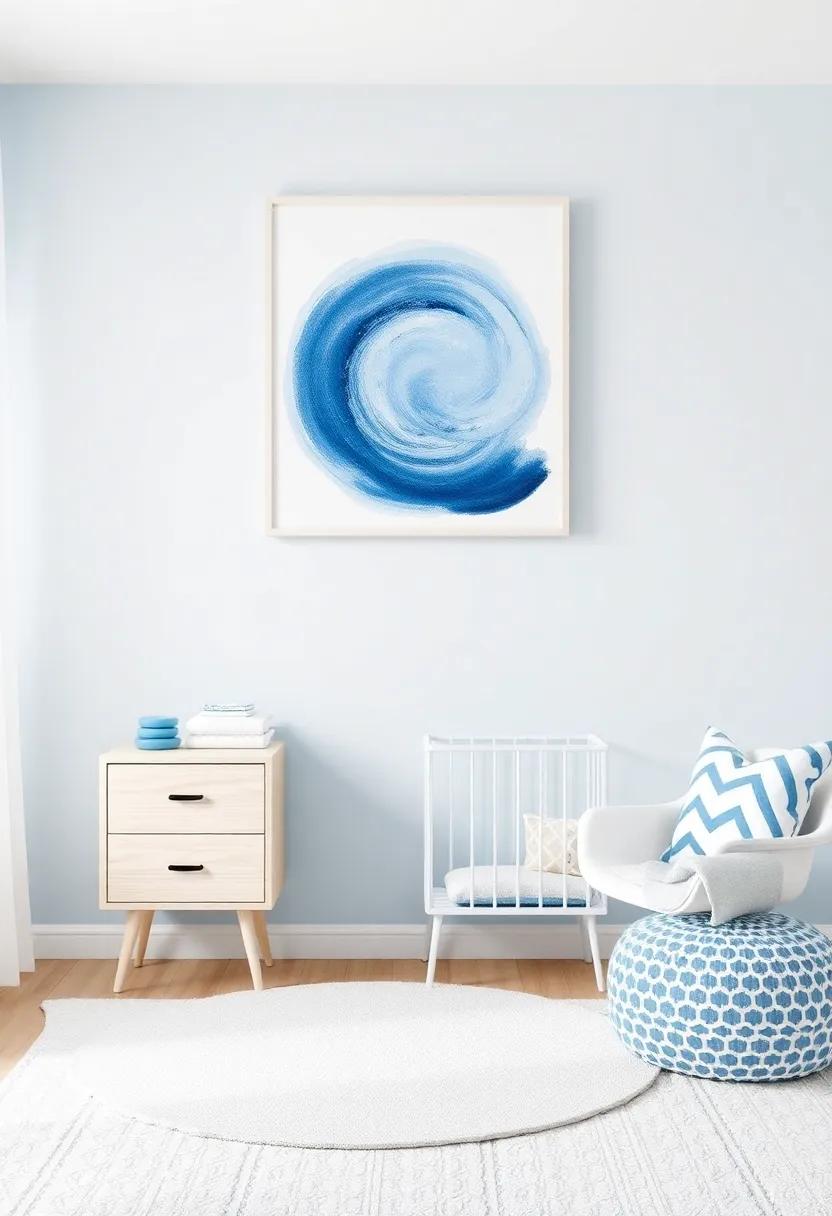 Exploring Creative Wall Art Ideas That Complement ​a Blue and White ​theme