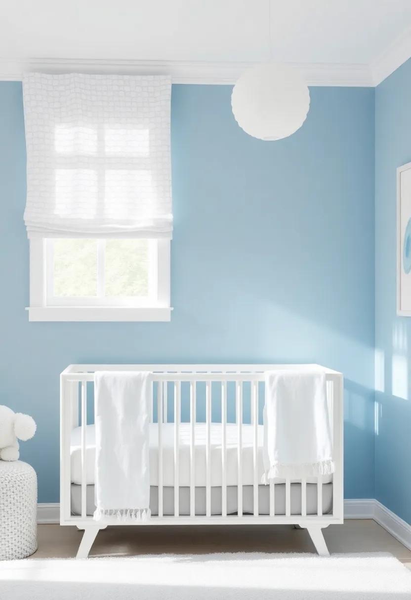 Designing ​a Dreamy ⁤Crib‍ Area That ⁣Incorporates ‍Blue​ Tones and White Details