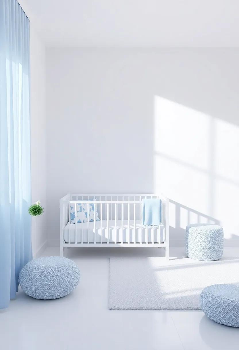 the Importance⁣ of Natural Light in Your Blue and White Nursery ⁣Design