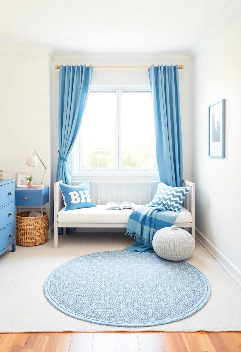 Creating‍ a cozy Reading Nook with ​Blue and White⁢ Textiles and Decor