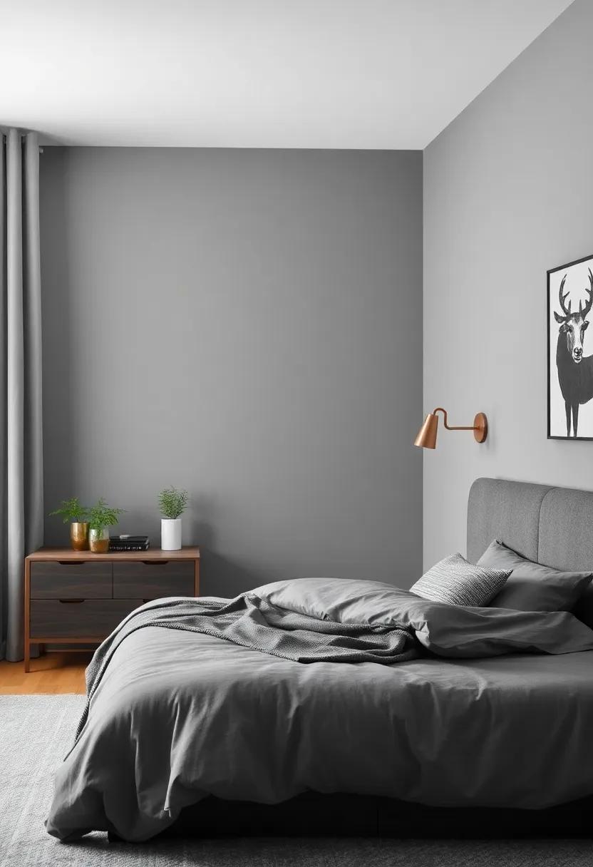 Accent Walls: The Power of Steel Grey in ​Creating Visual Interest