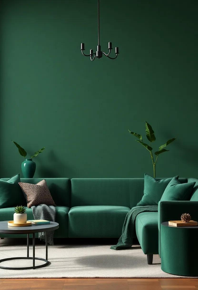 Embrace Elegance: Elevate Your Space with Luxurious Dark Green Home Accents for Comfort