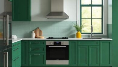 Embrace Nature: Transform Your Space with Stylish Forest Green Kitchen Cabinets