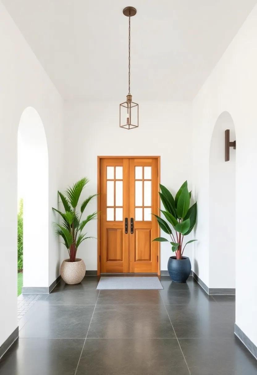 Bringing the Tropics Home: Innovative Entryway Designs for a Fresh Welcome