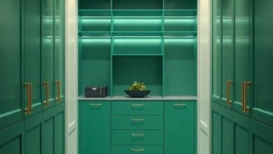Emerald Elegance: Designing the Ultimate Luxury Walk-In Closet Experience