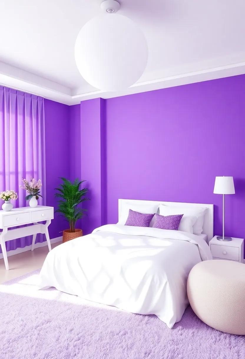 Transforming Teen Spaces: A Dreamy Purple and White Girls’ Room Makeover Guide