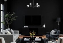 29 Ideas for a Chic Black Living Room with Vintage-Inspired Furniture