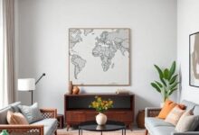 Embracing Diversity: Designing an Eclectic Living Room with Global Inspirations