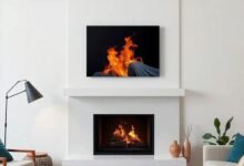 25 Inspiring Small Living Room Fireplaces Featuring Striking Contemporary Art