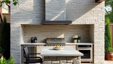 29 Stunning Outdoor Kitchen Stone Designs to Elevate Your Culinary Space