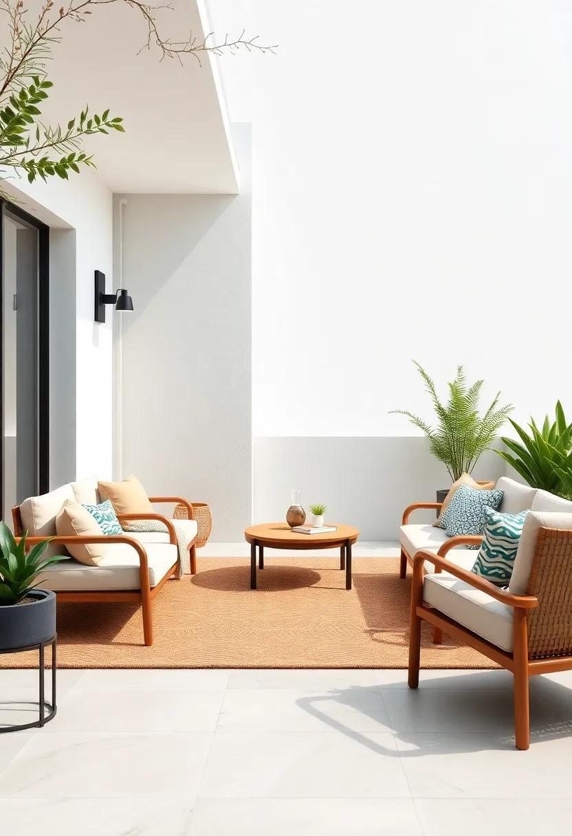 29 Stylish Patio Lounges with Coffee Tables for Your Outdoor Oasis
