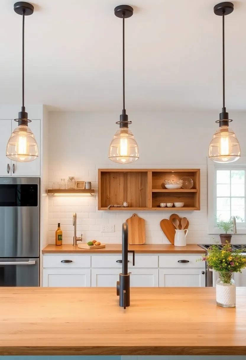 29 Charming Rustic Kitchen Light Fixtures to Illuminate Your Culinary Space