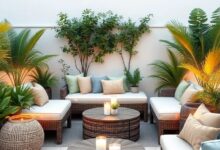 29 Cozy Patio Lounges with Throw Pillows for Ultimate Outdoor Comfort