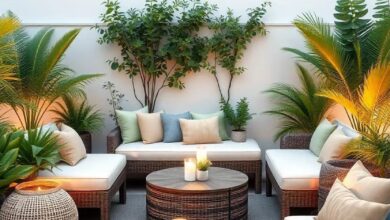 29 Cozy Patio Lounges with Throw Pillows for Ultimate Outdoor Comfort