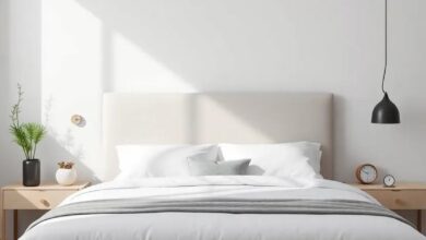 Transform Your Space: Embracing Minimalism with a Sleek Contemporary Headboard