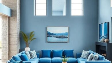 24 Inspiring Ideas to Embrace Coastal Blue Living Room Style in Your Home