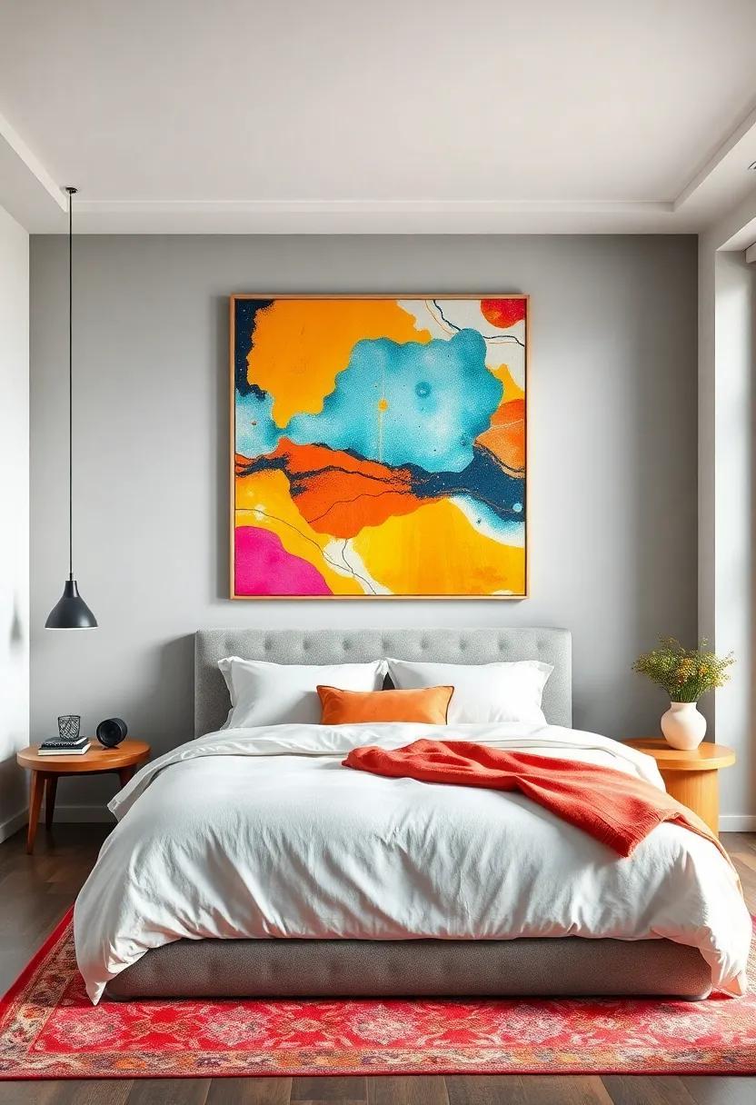 27 Vibrant Wall Art Ideas to Brighten Your Bedroom and Inspire Your Space