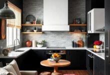 25 Stunning Ideas for Black Kitchen Walls and White Cabinets That Inspire Elegance