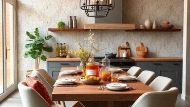 Transform Your Farmhouse Kitchen Table: Stylish Decor Ideas to Elevate Your Space