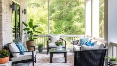 Transform Your Screened Porch: Stylish Decor Ideas Featuring Outdoor Rugs