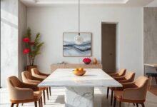 29 Stunning Marble Dining Table Inspirations to Elevate Your Home Aesthetic