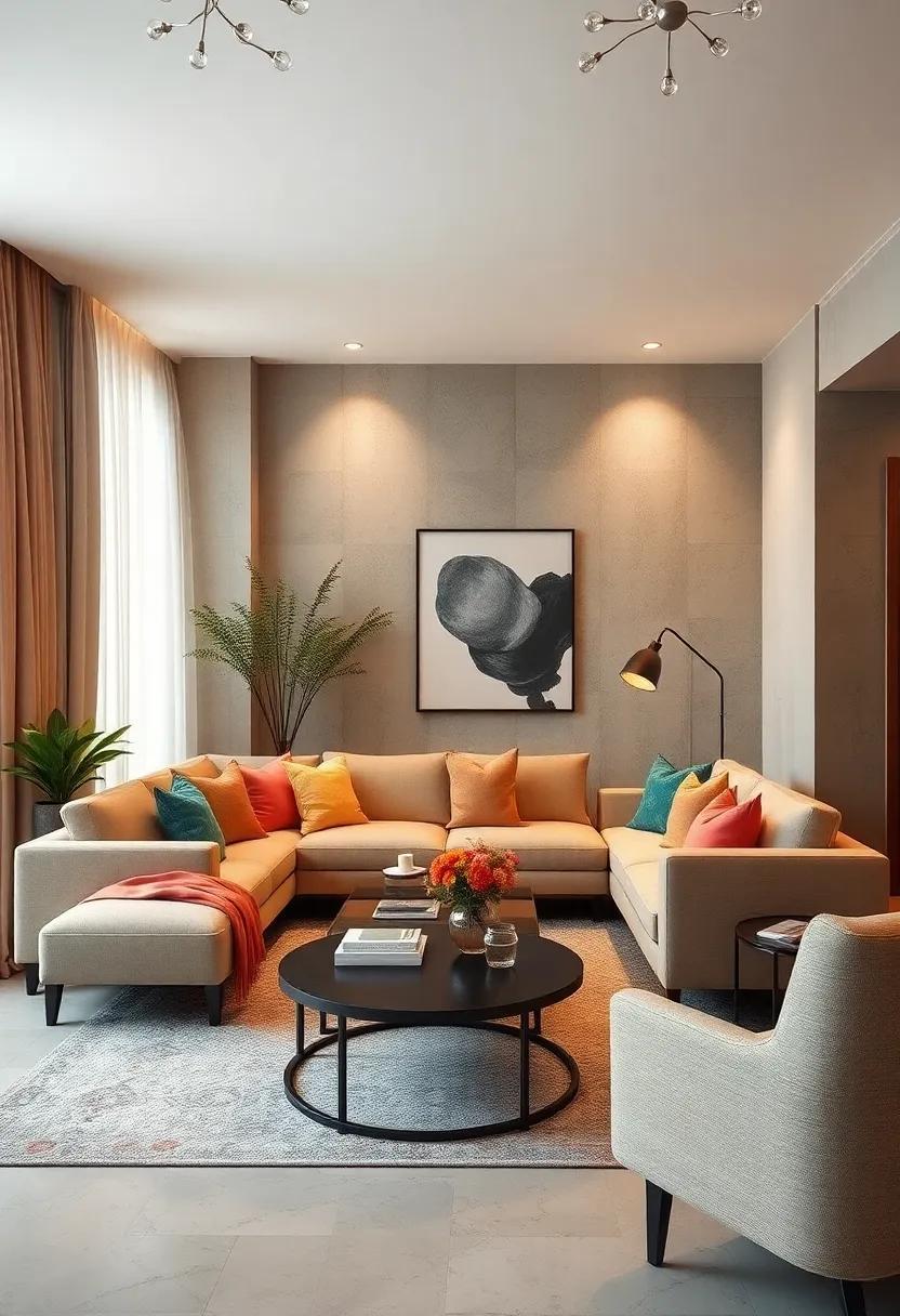 29 Cozy Ideas for Apartment Living Room Decor with Soft Textiles to Transform Your Space