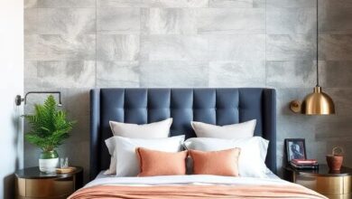Transform Your Bedroom: Elevate Your Space with a Stunning Accent Wall and Feature Headboard