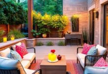 29 Creative Patio Ideas to Transform Your Space for Outdoor Movie Nights
