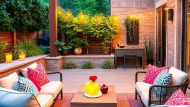 29 Creative Patio Ideas to Transform Your Space for Outdoor Movie Nights