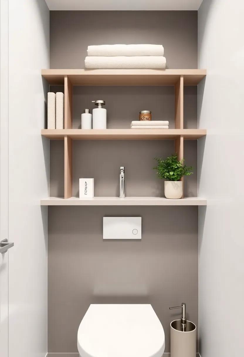 Maximize Vertical Space With Stylish​ Shelving Ideas For A Compact Bathroom