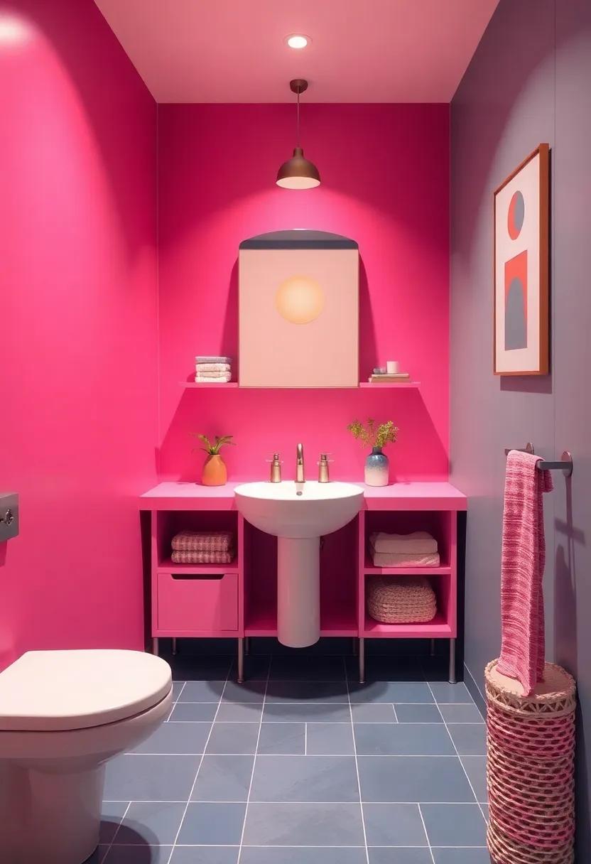 Use Color-Coded storage Solutions For An Efficient And Vibrant⁣ Bathroom