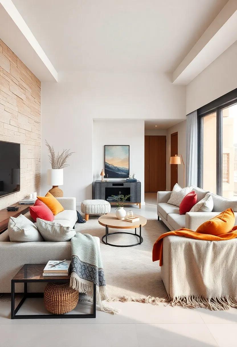 Softly Fringed Edges: Choose textiles with fringed edges for a playful texture that adds a dynamic element to your decor