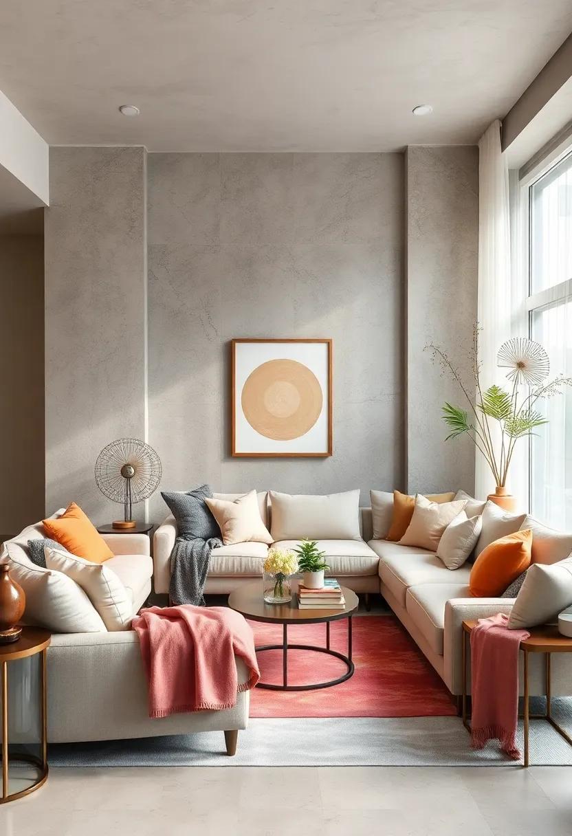 Soft Color Palette: Opt ​for textiles ⁢in muted tones and soft pastels ⁣that‍ promote relaxation and tranquility throughout your living room