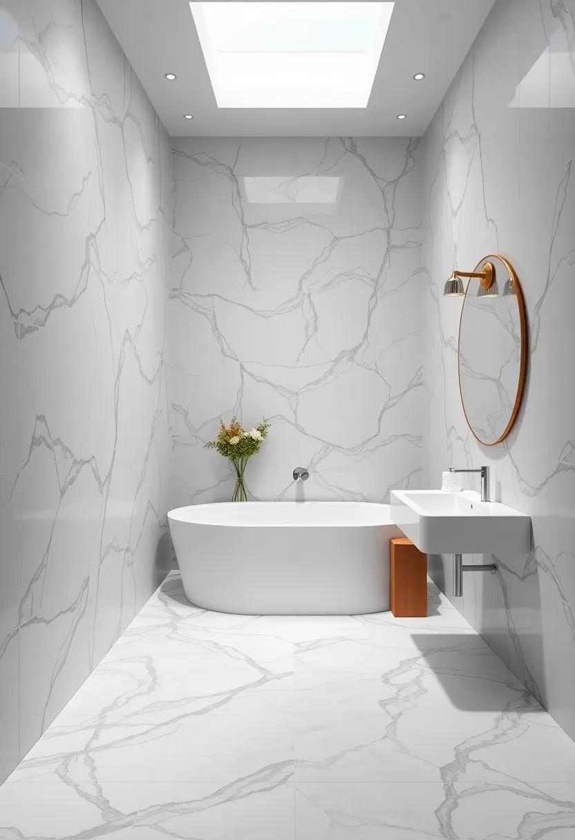 Crafting a Luxurious Atmosphere With Marble-Look Tiles for Budget-Friendly Glam