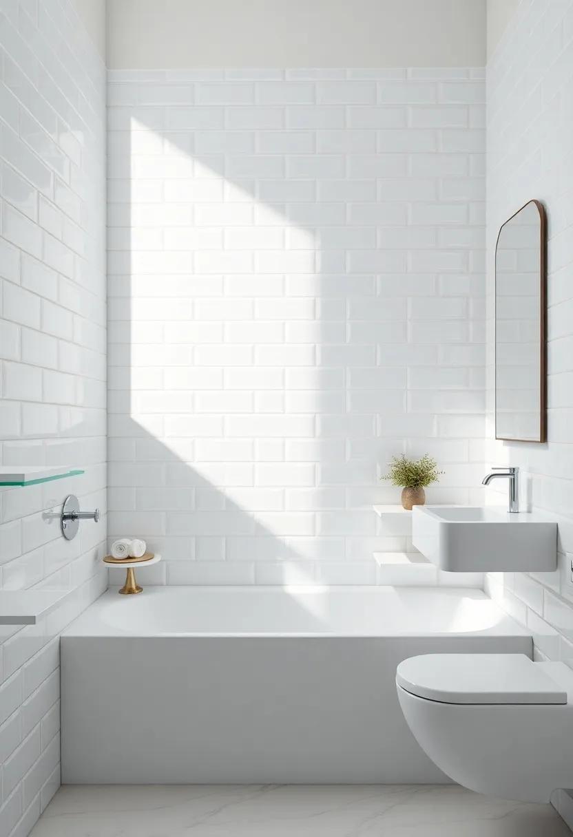 Redefining Elegance With Glossy Subway‍ Tiles That Enhance Light and Space