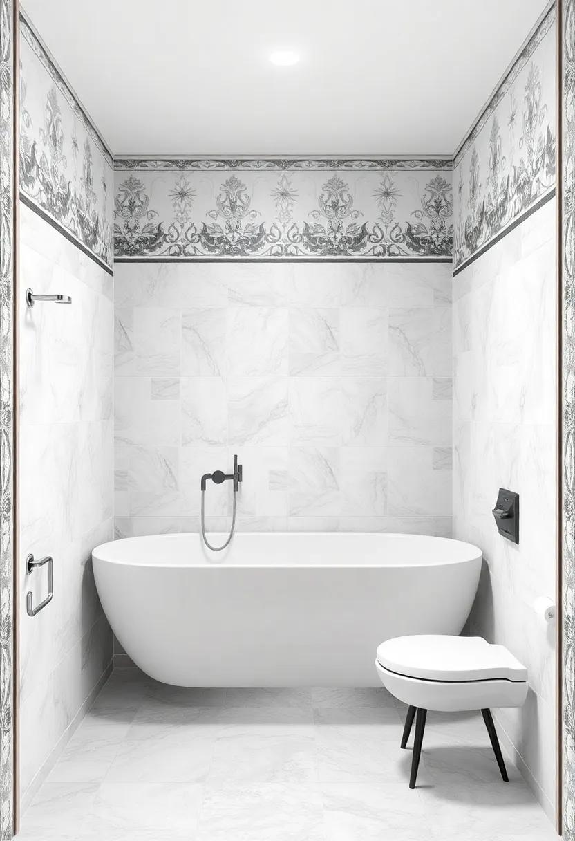 integrating Artistic Borders and ‌Accents to Frame Your Shower Space ⁤Beautifully